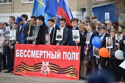 Жители Нагайбакского района пройдут в колонне Бессмертного полка 