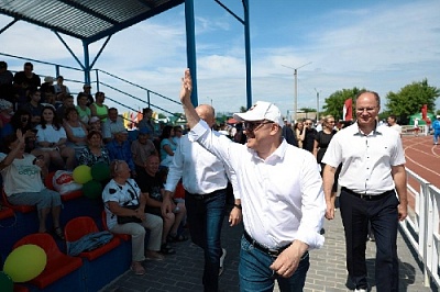 Алексей Текслер принял участие в церемонии открытия 46-х Областных летних сельских спортивных игр «Золотой колос»