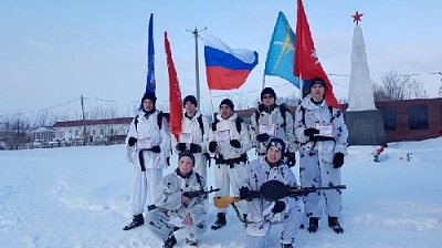 И снова лыжный переход в честь великой битвы