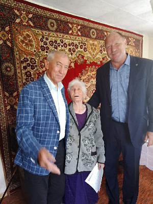 Поздравили долгожительниц Нагайбакского района