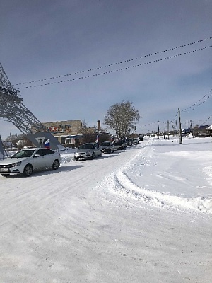Жители села Париж решили организовать автопробег в поддержку Российских войск в Украине 
