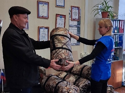 Тёплые вещи для бойцов