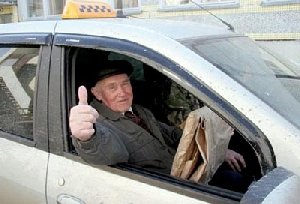 Таксисты Нагайбакского района решили поддержать выборы