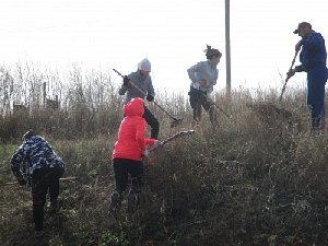 Жители Фершампенуаза прибрались в детском саду