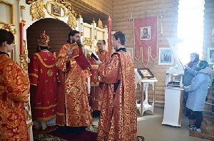 В Нагайбакском районе проведена божественная литургия